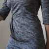 Robe drapée grise Sinequanone – Taille 40