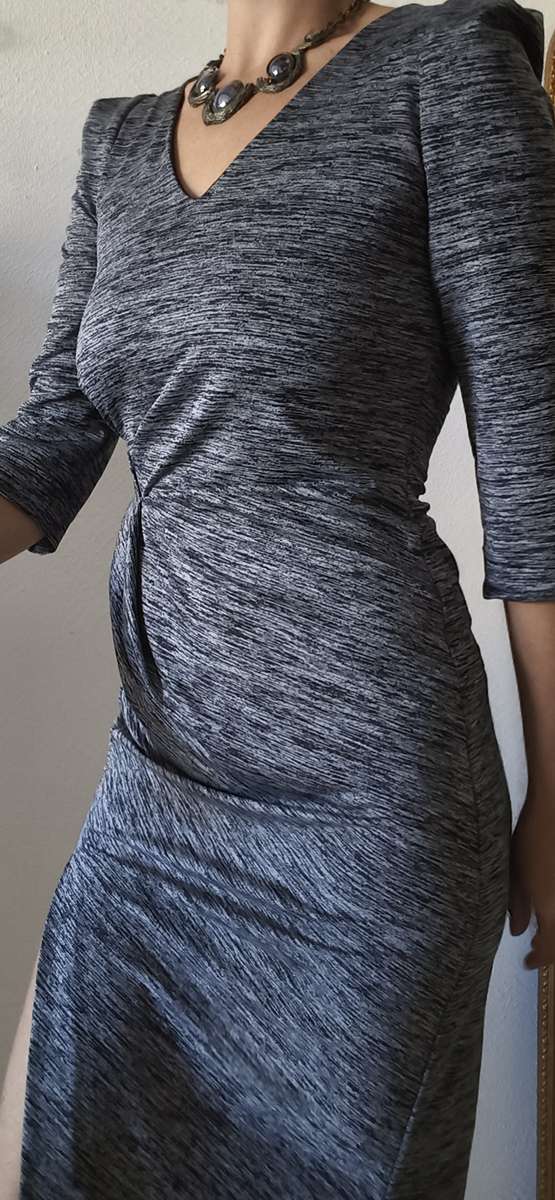 Robe drapée grise Sinequanone – Taille 40