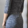 Robe drapée grise Sinequanone – Taille 40