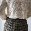 Blouse en dentelle écrue – Taille 42