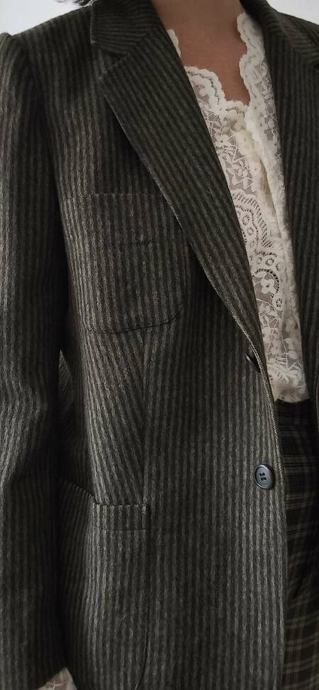 Blazer vintage 85 % laine – Taille 42