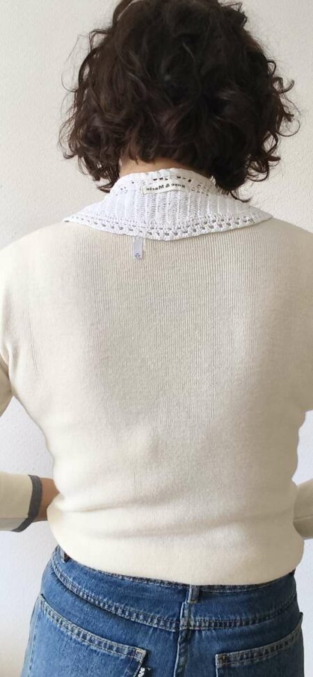 col crocheté