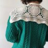col crocheté