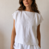 Top en coton brodé – Rose & Marie – Taille 40/42/44