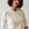 col romantique au crochet