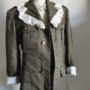 Kit upcycling blazer militaire + dentelle broderie anglaise – Tuto couture inclus