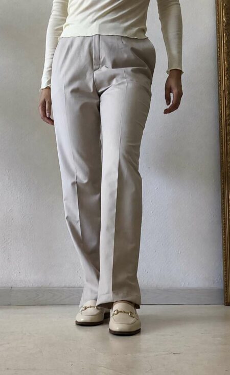 Pantalon vintage Karting beige taille 42