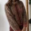 Pull vintage tricoté main
