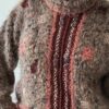 pull vintage tricoté main femme