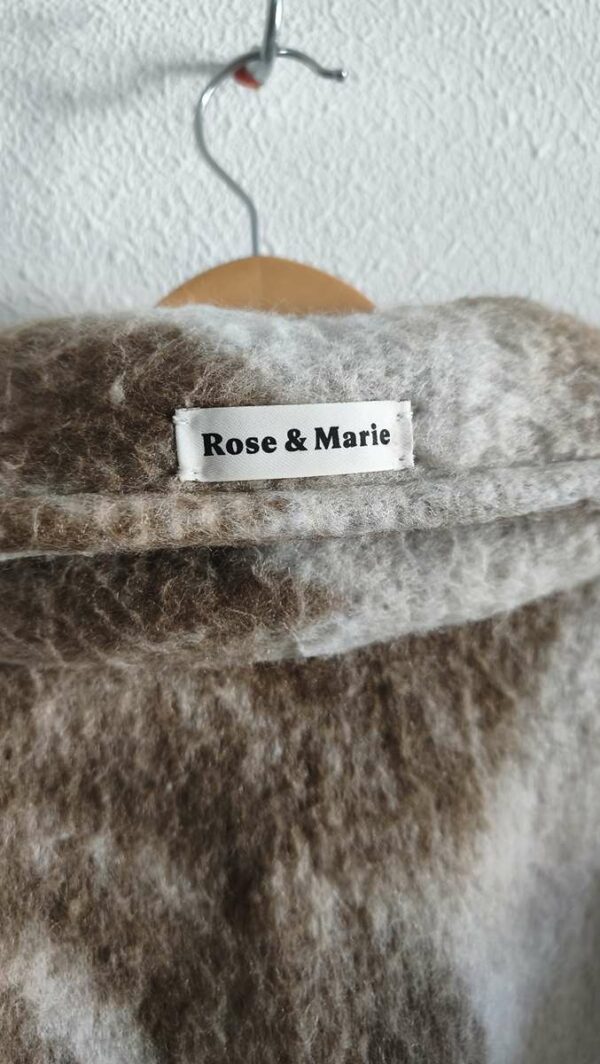 Manteau femme en couverture de laine – Rose & Marie