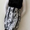 Robe vintage Y2K noire et blanche – taille 38