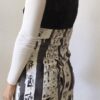 Robe vintage Y2K noire et blanche – taille 38
