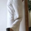 pantalon coton évasé