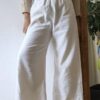 pantalon coton évasé