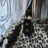 Sac en cuir léopard seconde main – Grand format