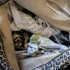 Sac en cuir léopard seconde main – Grand format