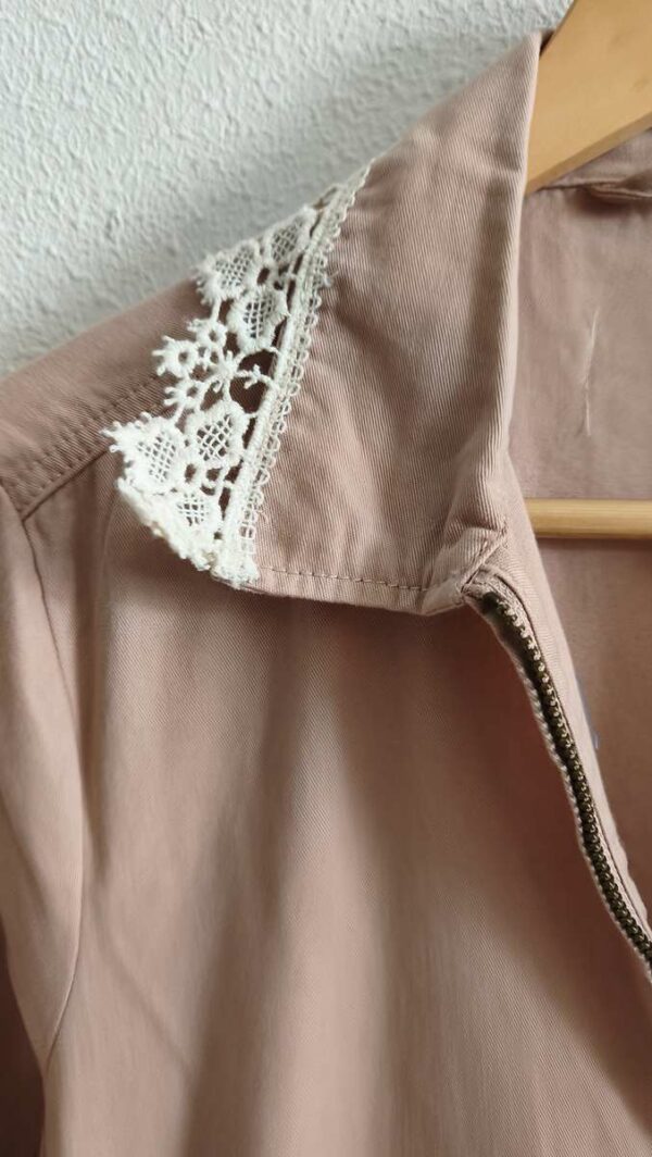 Combinaison Upcyclée « Les Héritières » – Rose Poudré – Taille 38