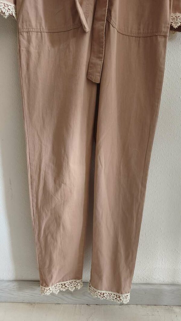 Combinaison Upcyclée « Les Héritières » – Rose Poudré – Taille 38