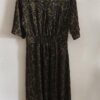 Robe longue léopard satinée – Taille 1