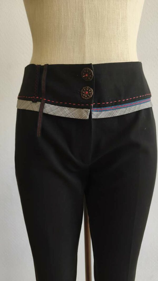 Pantalon noir évasé femme – La Mode est à Vous – Taille 38