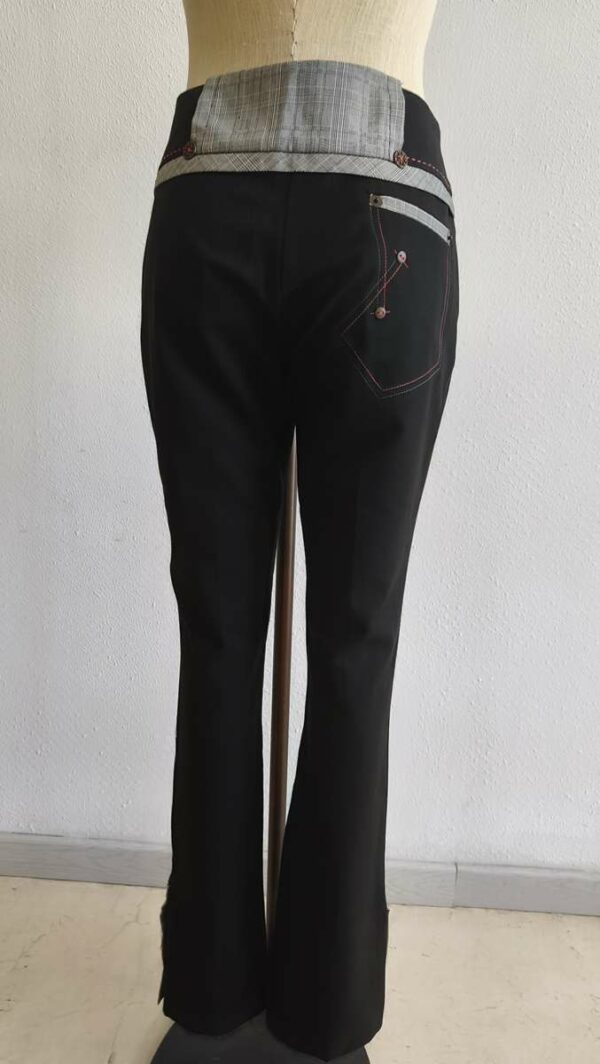 Pantalon noir évasé femme – La Mode est à Vous – Taille 38