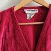 Veste vintage Sonia Rykiel en velours rouge – Taille 40/L