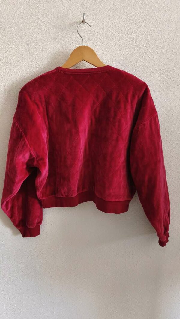 Veste vintage Sonia Rykiel en velours rouge – Taille 40/L
