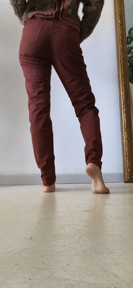 Pantalon brique Mademoiselle taille 42