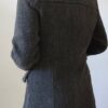 Manteau vintage gris laine & cachemire Made in Italy – Taille 40