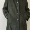 Manteau Loden vintage vert kaki 95 % laine – Taille 44/46