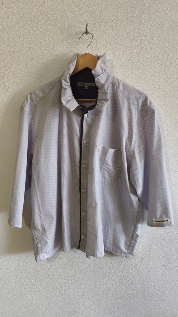 Chemise upcyclée collerette Rose & Marie