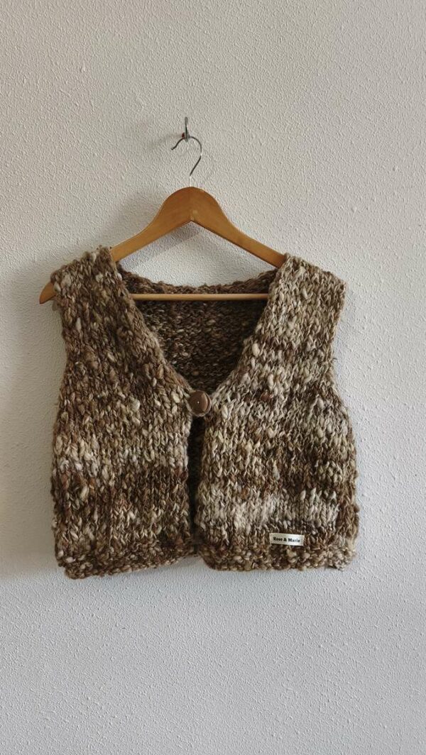 Gilet de berger en laine de mouton
