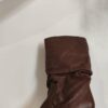 Bottes femme André en cuir camel à talons – Pointure 41