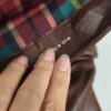 Bottes femme André en cuir camel à talons – Pointure 41
