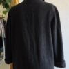 Manteau court vintage en laine gris souris – Taille 46