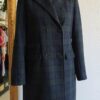 Manteau vintage à carreaux Jodhpur en laine – Taille 38