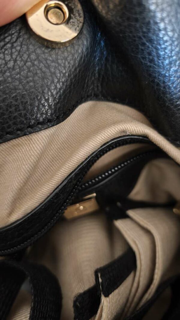 Sac seau en cuir noir Étrier – Sac bandoulière femme