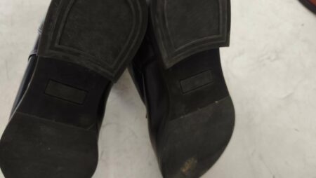 Bottines en cuir bordeaux doublées peau – Pointure 38,5/39