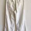 Jean wide leg blanc à dentelle – Upcycling Rose & Marie – Taille 40