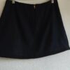 Mini-jupe vintage Kookai bleu marine en laine – Taille 38