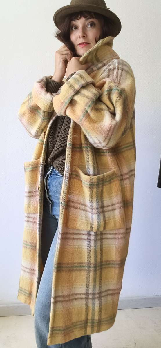 Manteau femme en couverture de laine – Rose & Marie
