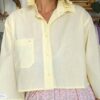 Chemise upcyclée collerette Rose & Marie Taille
