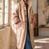 Manteau femme en couverture de laine