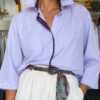 Chemise upcyclée collerette Rose & Marie
